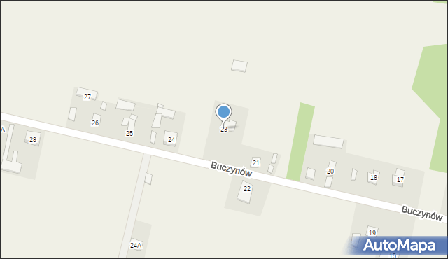 Buczynów, Buczynów, 23, mapa Buczynów