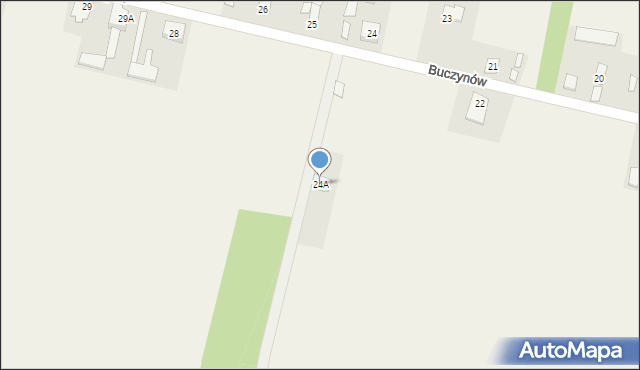 Buczynów, Buczynów, 24A, mapa Buczynów