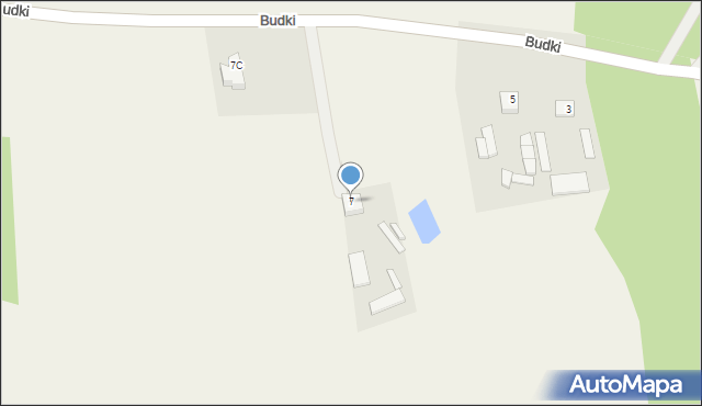 Budki, Budki, 7, mapa Budki