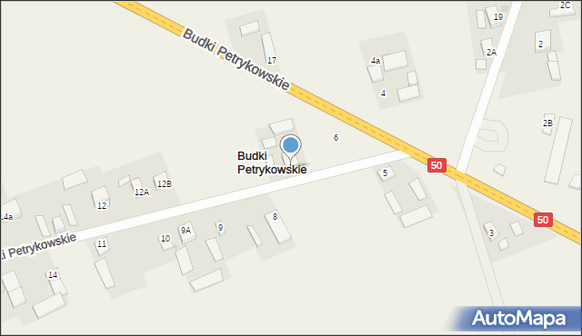 Budki Petrykowskie, Budki Petrykowskie, 7, mapa Budki Petrykowskie