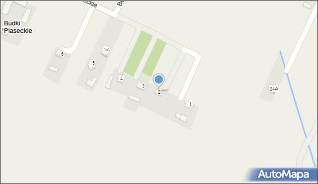 Budki Piaseckie, Budki Piaseckie, 2, mapa Budki Piaseckie