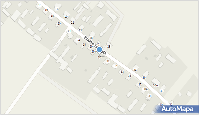 Budne-Sowięta, Budne-Sowięta, 30, mapa Budne-Sowięta