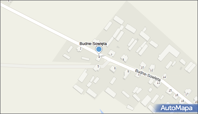 Budne-Sowięta, Budne-Sowięta, 4, mapa Budne-Sowięta