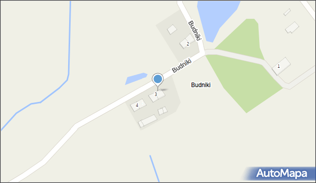 Budniki, Budniki, 3/1, mapa Budniki