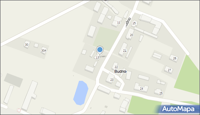 Budno, Budno, 14, mapa Budno