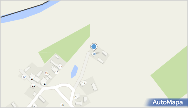 Budoradz, Budoradz, 18, mapa Budoradz