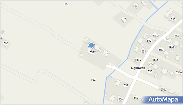 Budy Głogowskie, Budy Głogowskie, 558, mapa Budy Głogowskie