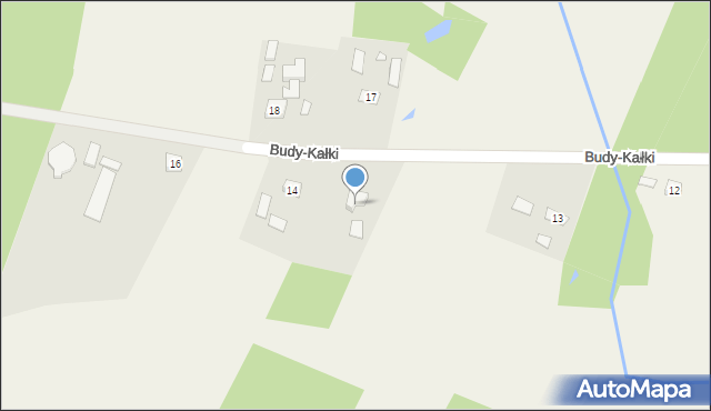 Budy-Kałki, Budy-Kałki, 19, mapa Budy-Kałki