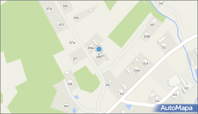 Budy Łańcuckie, Budy Łańcuckie, 305c, mapa Budy Łańcuckie