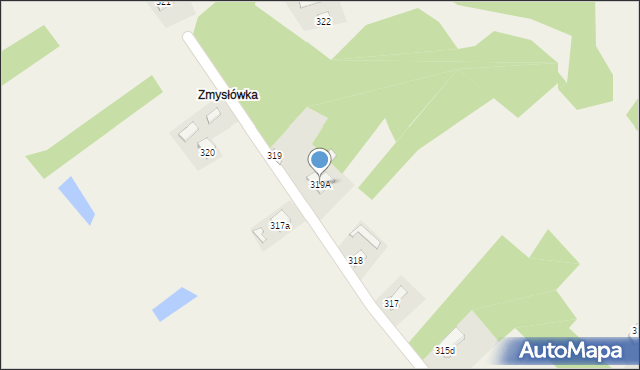 Budy Łańcuckie, Budy Łańcuckie, 319A, mapa Budy Łańcuckie