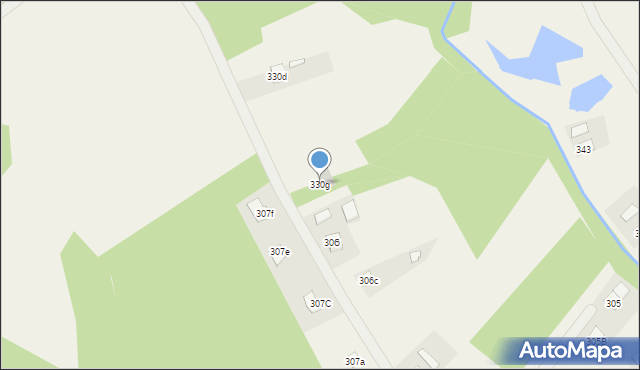 Budy Łańcuckie, Budy Łańcuckie, 330g, mapa Budy Łańcuckie