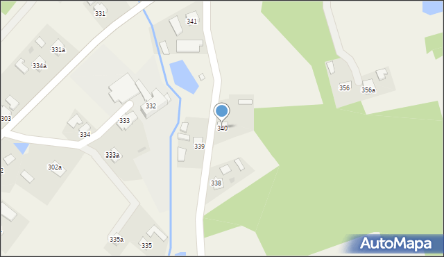 Budy Łańcuckie, Budy Łańcuckie, 340, mapa Budy Łańcuckie