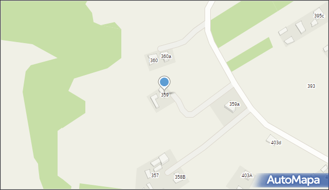 Budy Łańcuckie, Budy Łańcuckie, 359, mapa Budy Łańcuckie