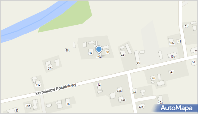 Budy Łańcuckie, Budy Łańcuckie, 40a, mapa Budy Łańcuckie