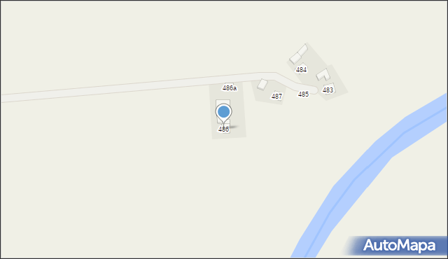 Budy Łańcuckie, Budy Łańcuckie, 486, mapa Budy Łańcuckie