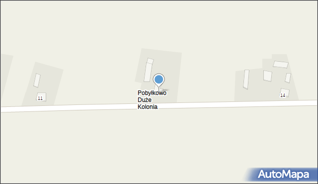 Budy Pobyłkowskie, Budy Pobyłkowskie, 12, mapa Budy Pobyłkowskie