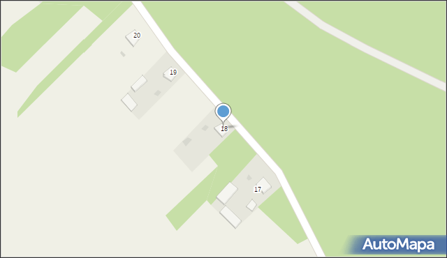 Budy Prywatne, Budy Prywatne, 18, mapa Budy Prywatne