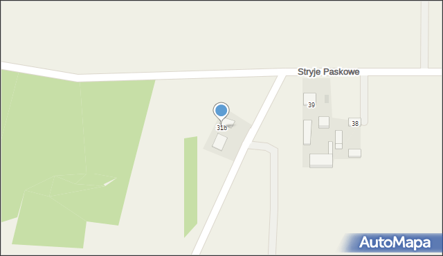 Budy Stryjewskie, Budy Stryjewskie, 31b, mapa Budy Stryjewskie