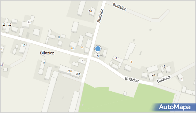 Budzicz, Budzicz, 5, mapa Budzicz