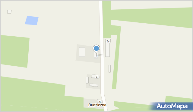 Budziczna, Budziczna, 3, mapa Budziczna