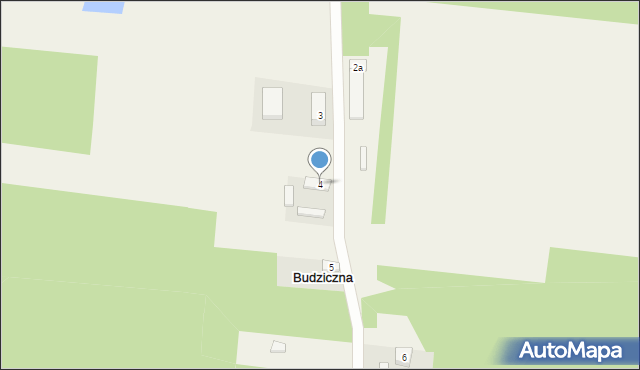 Budziczna, Budziczna, 4, mapa Budziczna