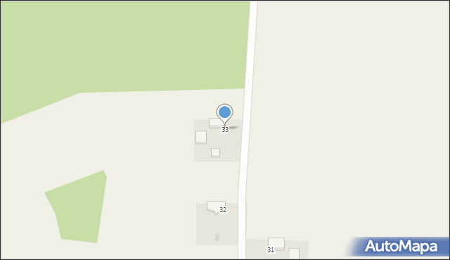Budzieszewice, Budzieszewice, 33, mapa Budzieszewice