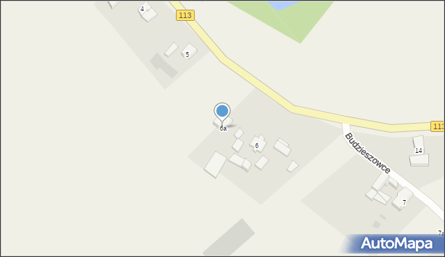 Budzieszowce, Budzieszowce, 6a, mapa Budzieszowce