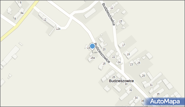 Budzieszowice, Budzieszowice, 16b, mapa Budzieszowice