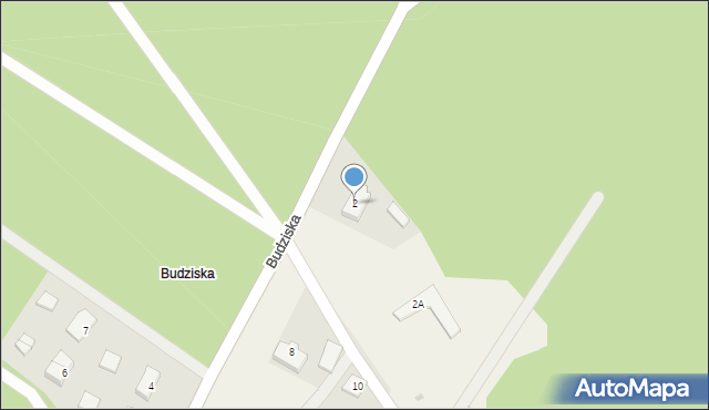 Budziska, Budziska, 2, mapa Budziska