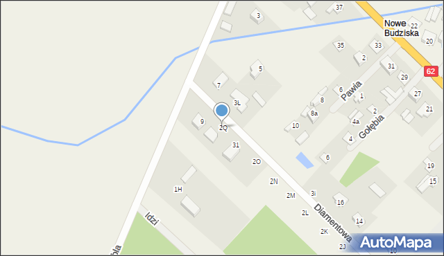 Budziska, Budziska, 2Q, mapa Budziska