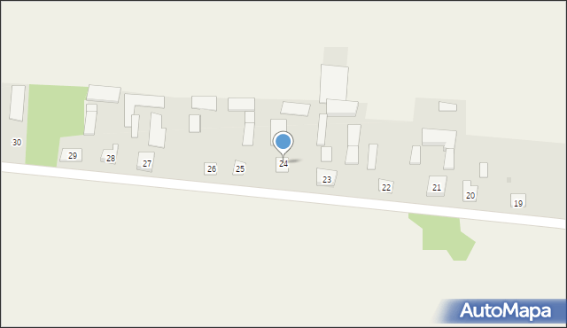 Budziska, Budziska, 24, mapa Budziska