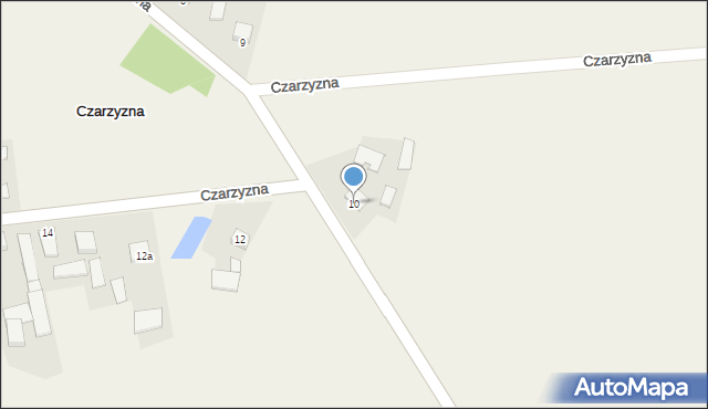 Budziska, Budziska, 10, mapa Budziska