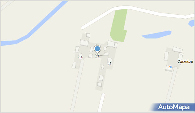 Budziska, Budziska, 18, mapa Budziska