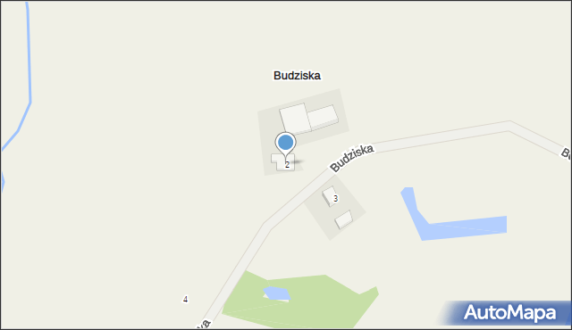 Budziska, Budziska, 2, mapa Budziska