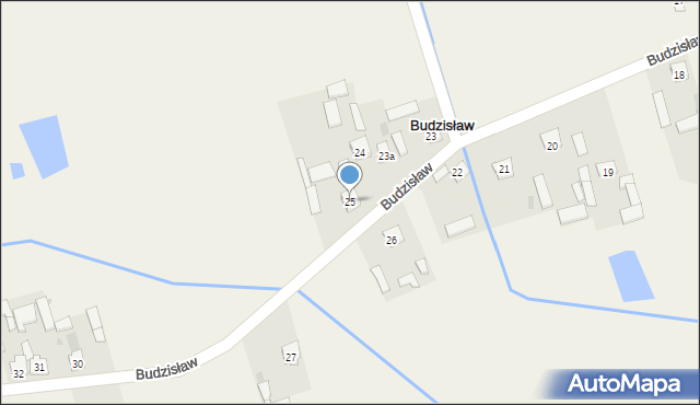 Budzisław, Budzisław, 25, mapa Budzisław