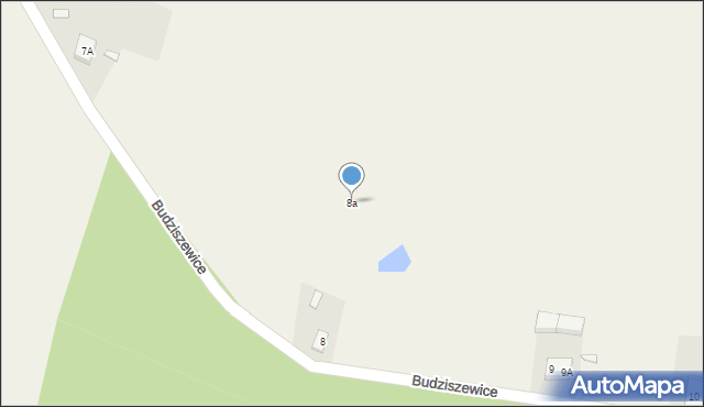 Budziszewice, Budziszewice, 8a, mapa Budziszewice