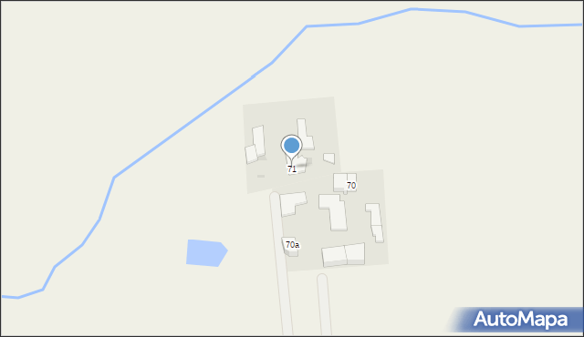 Budziszewko, Budziszewko, 71, mapa Budziszewko