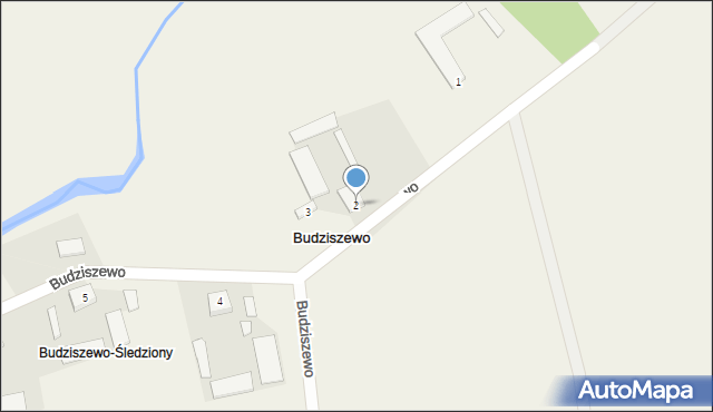 Budziszewo, Budziszewo, 2, mapa Budziszewo