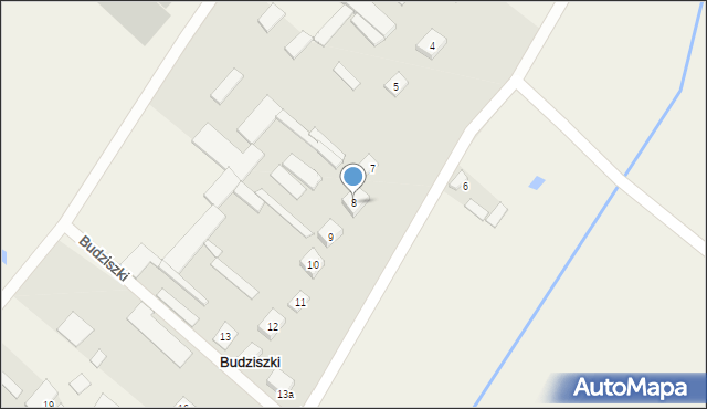 Budziszki, Budziszki, 8, mapa Budziszki