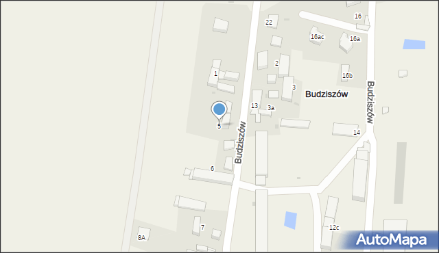 Budziszów, Budziszów, 5, mapa Budziszów