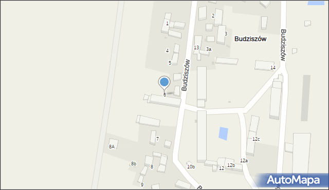 Budziszów, Budziszów, 6, mapa Budziszów