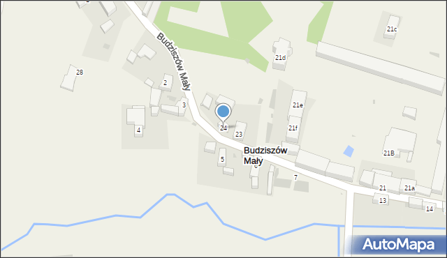 Budziszów Mały, Budziszów Mały, 24, mapa Budziszów Mały