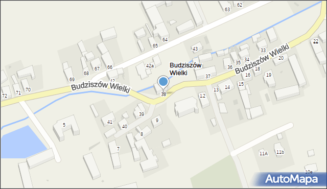 Budziszów Wielki, Budziszów Wielki, 38, mapa Budziszów Wielki