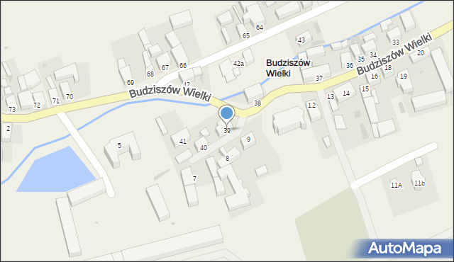 Budziszów Wielki, Budziszów Wielki, 39, mapa Budziszów Wielki