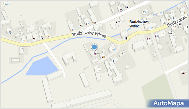 Budziszów Wielki, Budziszów Wielki, 41, mapa Budziszów Wielki