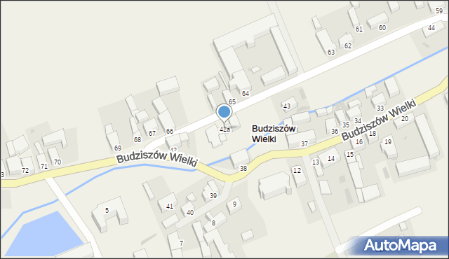 Budziszów Wielki, Budziszów Wielki, 42a, mapa Budziszów Wielki