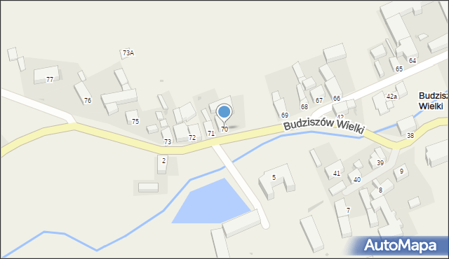 Budziszów Wielki, Budziszów Wielki, 70, mapa Budziszów Wielki