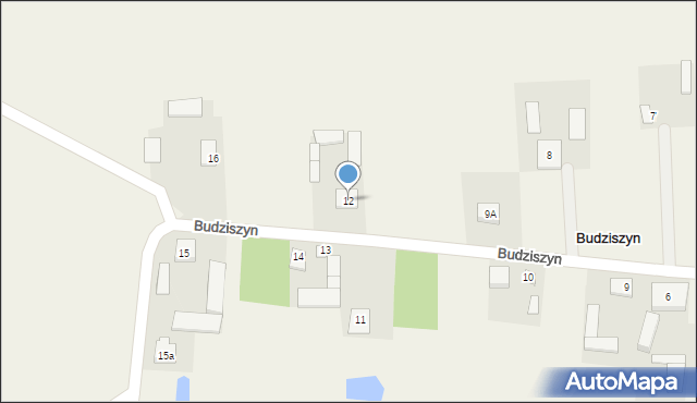 Budziszyn, Budziszyn, 12, mapa Budziszyn