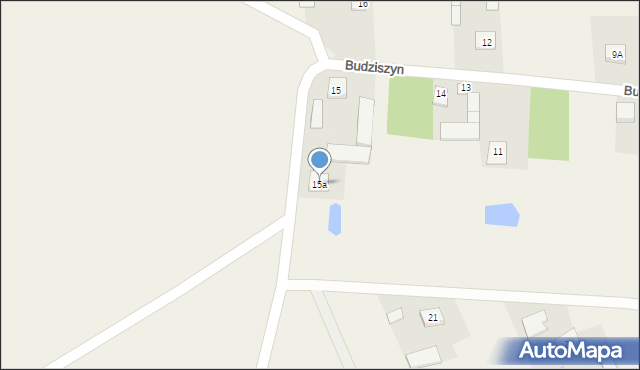 Budziszyn, Budziszyn, 15a, mapa Budziszyn