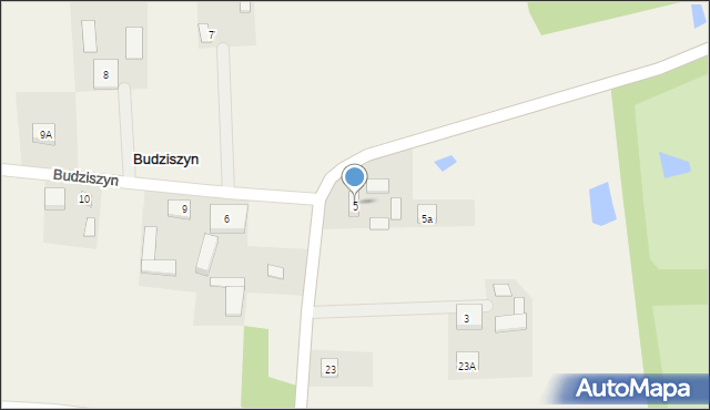 Budziszyn, Budziszyn, 5, mapa Budziszyn